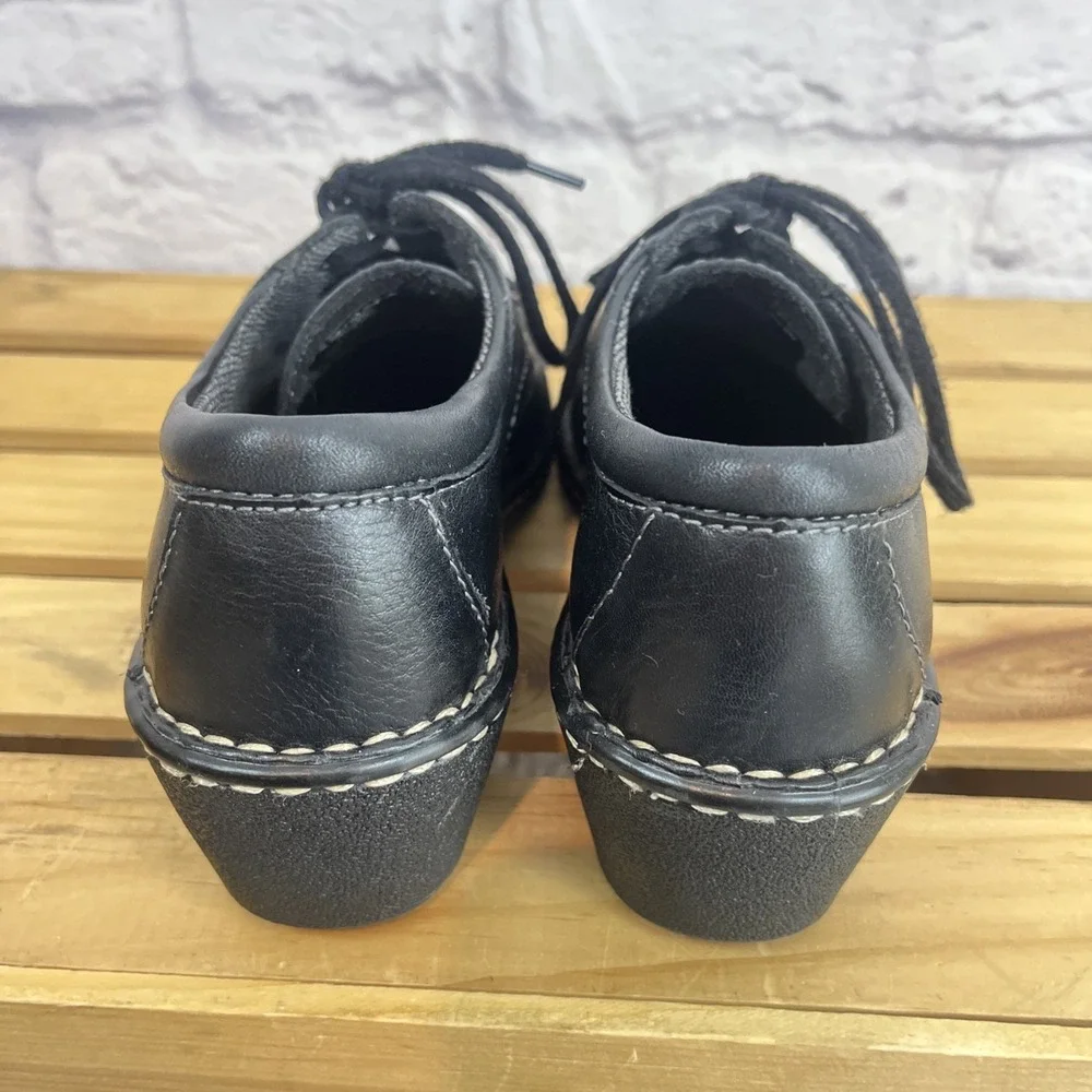 Eastland Foreside Y2K Dark Academia Leather Chunky Heel Oxford Shoes Size 6